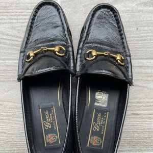 Gucci patent leather loafers
